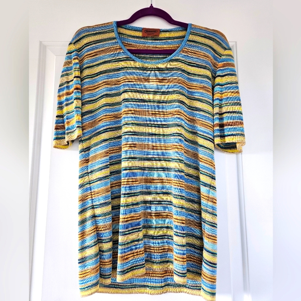 MISSONI Women's T-Shirt (Used in Good Condition) US SIZE 6